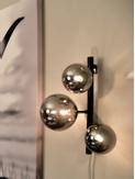 Aneta Lighting MOLEKYL vegglampe,  svart/røk (7041661265554)