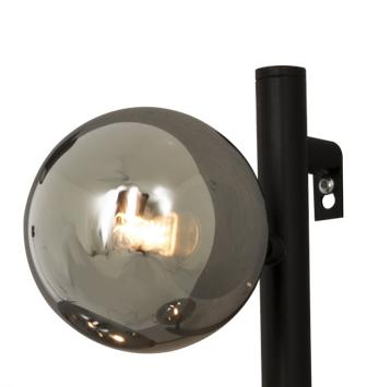 Aneta Lighting MOLEKYL vegglampe,  svart/røk (7041661265554)