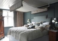 Aneta Lighting MOLEKYL vegglampe,  matt messing/ hvit (7041661265806)