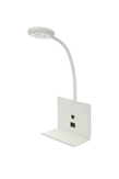 Aneta Lighting ZET sengelampe med USB lader, hvit, 5W LED (7041661265929)
