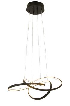 Aneta Lighting NEBULOSA taklampe, svart, 48W LED (7041661268944)
