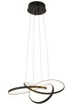 Aneta Lighting NEBULOSA taklampe, svart, 48W LED