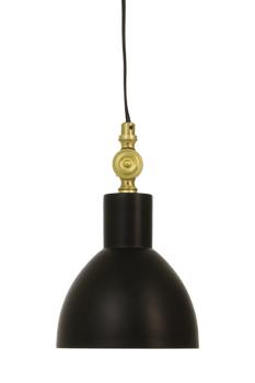 Aneta Lighting DUBLIN vinduspendel,  svart/ matt messing, E27 (7041661268333)