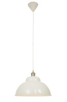 Aneta Lighting BONNIE taklampe 35cm, hvit/ sølv,  E27 (7041661268388)