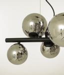 Aneta Lighting MOLEKYL taklampe L58, svart/ sotet,  7xG9 (7041661269828)