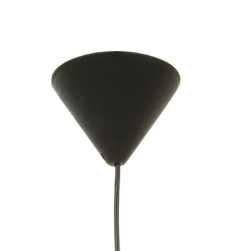 Aneta Lighting GEILO taklampe 45cm, grå/ svart/ tre,  E27 (7041661269743)