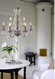 Aneta Lighting CHATEAU takkrone 9-arm, krom, 9x40W E14 (7041661248892)