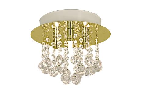 Aneta Lighting MADELENE plafond, messing, 3x33W G9, krokoppheng (7392986772181)