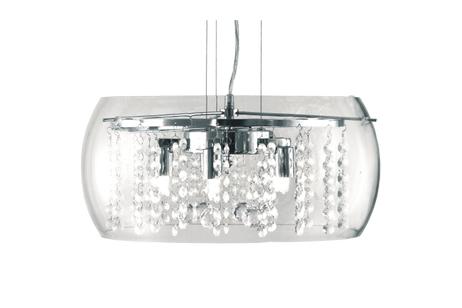 Aneta Lighting KLARA taklampe, klar/ krom,  5x33W G9 (7041661255128)