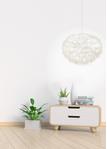 Aneta Lighting DUN taklampe, 55cm, hvit, 60W E27 (7041661256187)