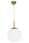 Aneta Lighting OPAL taklampe, Ø25, matt messing, 40W E27 (7041661258969)