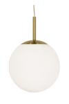 Aneta Lighting OPAL taklampe, Ø25, matt messing, 40W E27 (7041661258969)