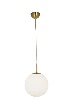 Aneta Lighting OPAL taklampa, Ø30, matt mässing, 40W E27