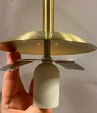 Aneta Lighting OPAL taklampa, Ø30, matt mässing, 40W E27 (7041661258983)