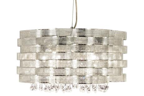 Aneta Lighting ELEKTRA taklampe, krom, 5 x 33W G9 (7041661259065)