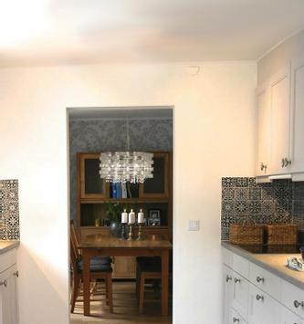 Aneta Lighting ELEKTRA taklampe, krom, 5 x 33W G9 (7041661259065)