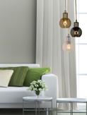 Aneta Lighting LEAH vinduspendel,  sotet, 4 m ledning med stikkontakt (7041661259515)