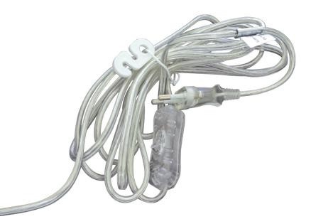 Aneta Lighting LEAH vinduspendel,  sotet, 4 m ledning med stikkontakt (7041661259515)