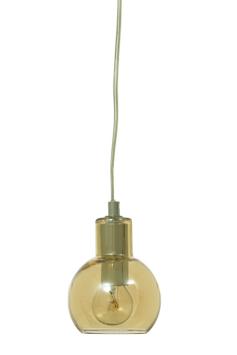 Aneta Lighting LEAH vinduspendel,  amber, 4 m ledning med stikkontakt (7041661259508)