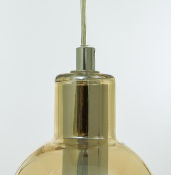 Aneta Lighting LEAH vinduspendel,  amber, 4 m ledning med stikkontakt (7041661259508)