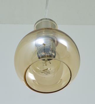 Aneta Lighting LEAH vinduspendel,  amber, 4 m ledning med stikkontakt (7041661259508)