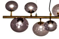 Aneta Lighting MOLEKYL taklampe L73, antik/ sotet,  9 x G9 (7041661260948)