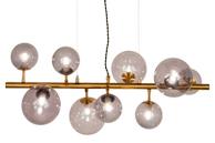 Aneta Lighting MOLEKYL taklampe L73, antik/ sotet,  9 x G9 (7041661260948)