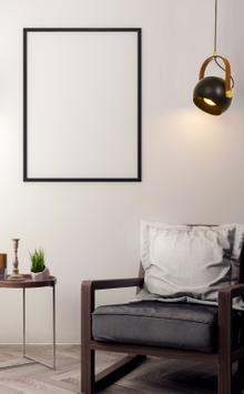 Aneta Lighting BOW taklampe, singel, svart, GU10 (7041661263147)