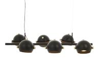 Aneta Lighting BOW taklampe 6-lys, svart, 6 x GU10 (7041661263178)