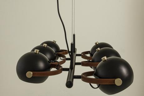 Aneta Lighting BOW taklampe 6-lys, svart, 6 x GU10 (7041661263178)