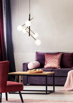 Aneta Lighting AKROBAT taklampe, svart (7041661265288)