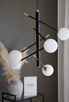 Aneta Lighting AKROBAT taklampe, svart (7041661265288)