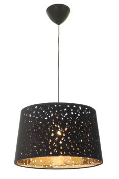 Aneta Lighting RANDOM taklampe, svart/ gull,  E27 (7041661265332)