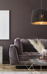 Aneta Lighting RANDOM taklampe, svart/ gull,  E27 (7041661265332)