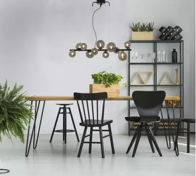 Aneta Lighting MOLEKYL taklampe L85, svart/ sotet,  11 x G9 (7041661265561)