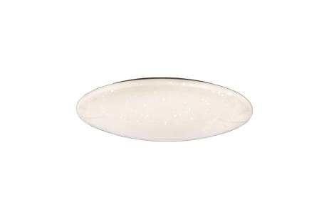 Aneta Lighting ZODIAC plafond 60cm, hvit, 50W LED, justerbar fargetemperatur, fjernkontroll
