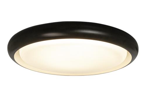 Aneta Lighting DISCUS plafond 40cm, svart, 24W LED (7041661272576)