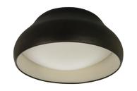 Aneta Lighting SINUS plafond, svart, 32W LED, CCT, med fjernrkontroll (7041661272590)