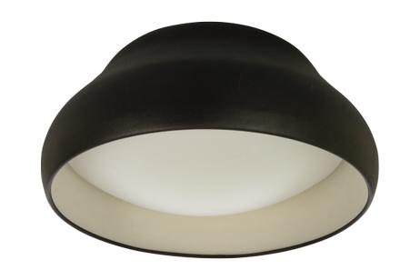 Aneta Lighting SINUS plafond, svart, 32W LED, CCT, med fjernrkontroll (7041661272590)