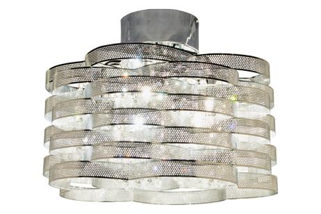 Aneta Lighting ELEKTRA plafond, krom, 5 x 33W G9