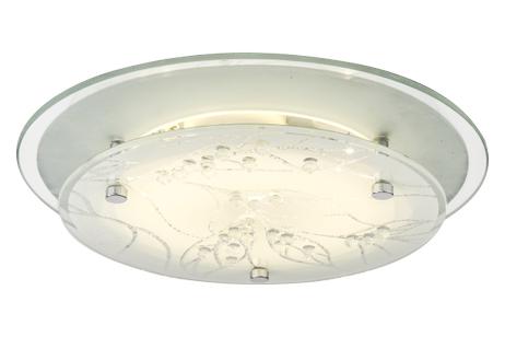 Aneta Lighting DENISE plafond, hvit/ krom,  8W LED (7041661261495)