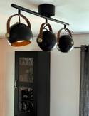 Aneta Lighting BOW takspot, svart, 3 x 7W GU10 (7041661264809)