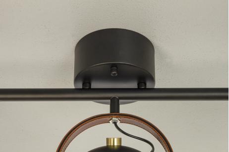 Aneta Lighting BOW takspot, svart, 3 x 7W GU10 (7041661264809)