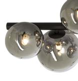 Aneta Lighting MOLEKYL plafond, svart/røk (7041661265608)