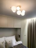 Aneta Lighting MOLEKYL plafond, matt messing/ hvit (7041661265820)