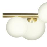 Aneta Lighting MOLEKYL plafond, matt messing/ hvit (7041661265820)