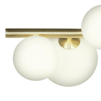 Aneta Lighting MOLEKYL plafond, matt messing/ hvit (7041661265820)