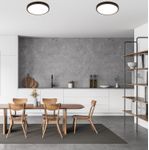 Aneta Lighting ANILLO plafond, svart, 12W LED (7041661269651)