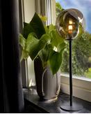 Aneta Lighting MOLEKYL bordlampe høy, svart/ sotet,  G9 (7041661268098)