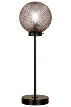Aneta Lighting FLORY bordlampe høy, svart/ sotet,  E14 (7041661260252)
